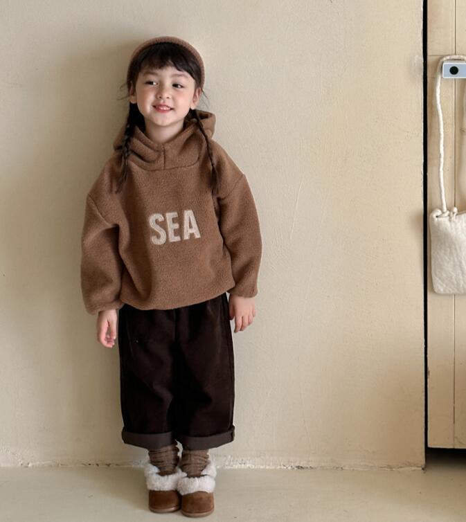 2023秋新品★子供服　ボアトップス★90-140cm★2色