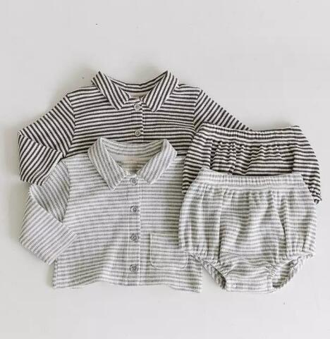 2023秋新品★ベビー服　トップス+ズボン　セット★66-90cm★2色