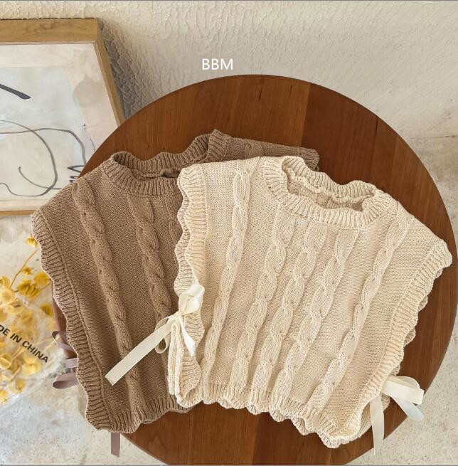 2023★春秋新作★韓国風子供服★チョッキ★2色80-130CM