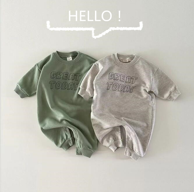 「2023秋」子供服★ロンパース★連体服★韓国風子供服★ベビー★男女兼用★2色★66-90CM