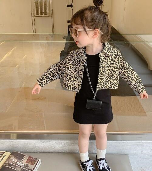 2023★春秋新作★韓国風子供服★ワンピース+コート2セット★5-13