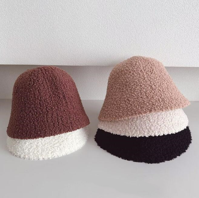 「2023秋冬」子供用★帽子★バケットハット★キッズ★男女兼用★暖かい★無地★5色