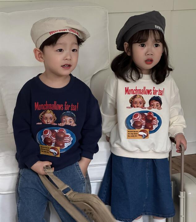 2023★春秋新作★韓国風子供服★トレーナー★スウェット★2色80-130CM