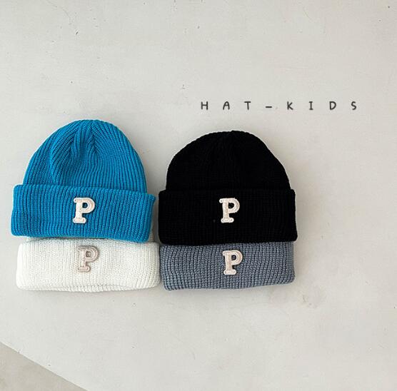 「2023秋冬」子供用★帽子★キッズ★ニット帽子★韓国風★暖かい★防寒★4色