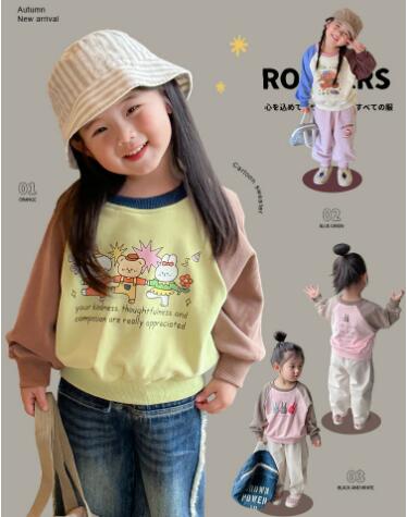 2023秋新品★子供服　トップス★90-140cm★3色