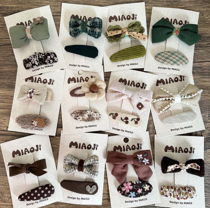 髪飾り★まとめ髪用★ヘアアクセサリー★子供用★キッズ★ヘアピン★2枚入り★多色