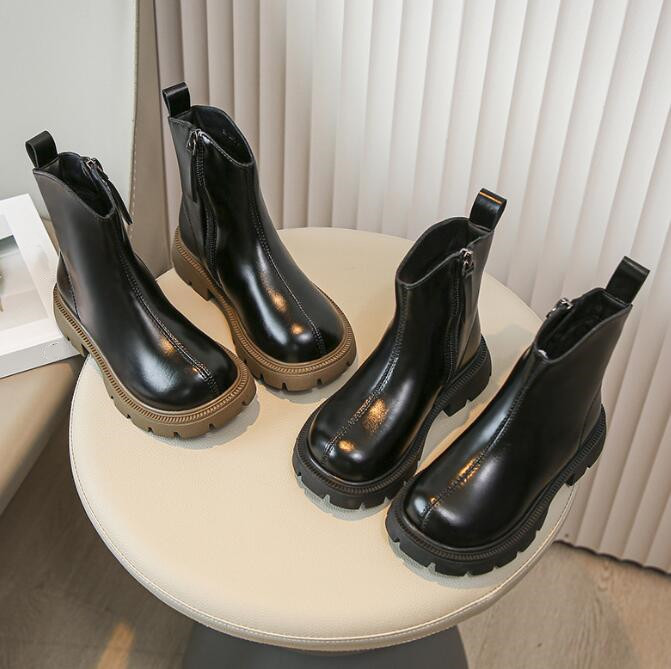 「2023秋」靴★子供靴★シューズ★キッズ女の子★ショートブーツ★2色★26-36#