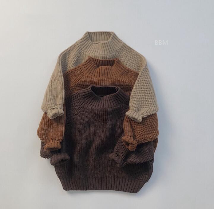 2023★秋冬新作★韓国風子供服★セーター★厚手★3色80-130CM