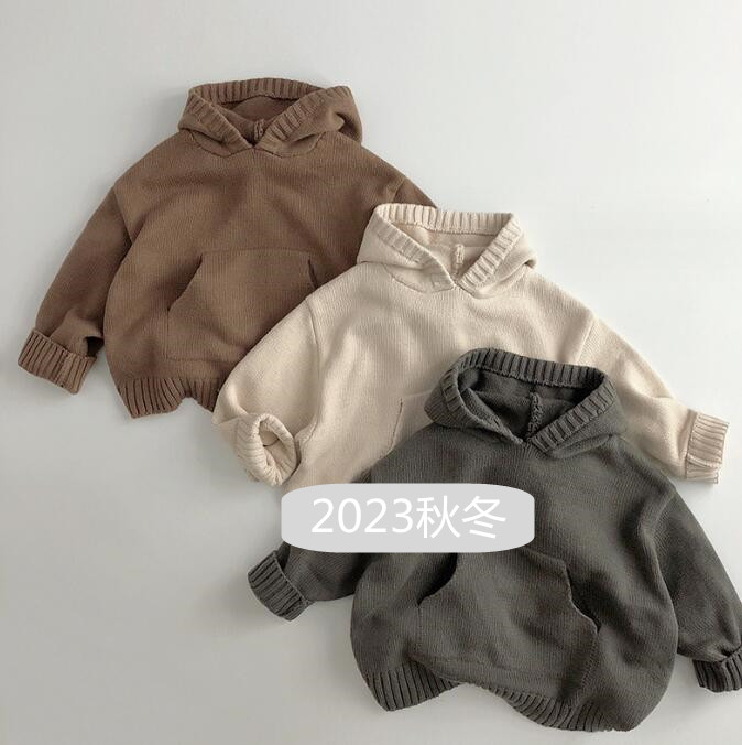 「2023秋冬」子供服★トップス★セーター★ニット★韓国風子供服★男女兼用★3色★80-130CM