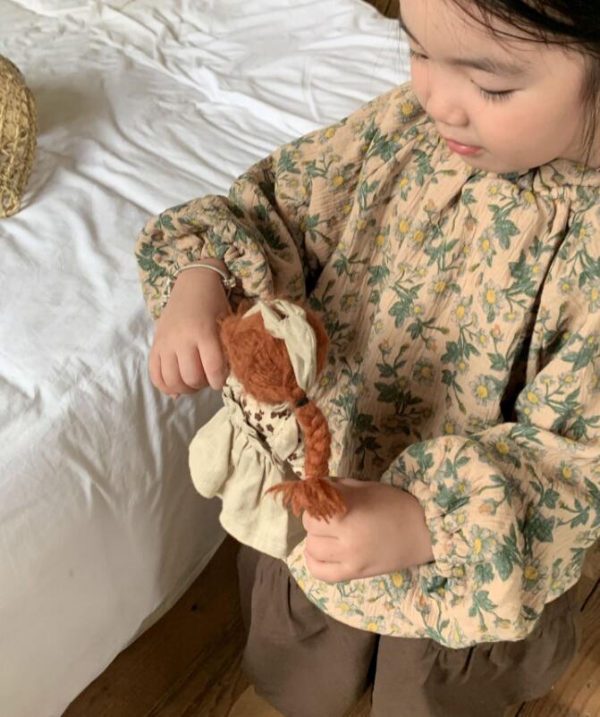 2023秋冬新品★子供服　厚手トップス　裏起毛付き★90-140cm★