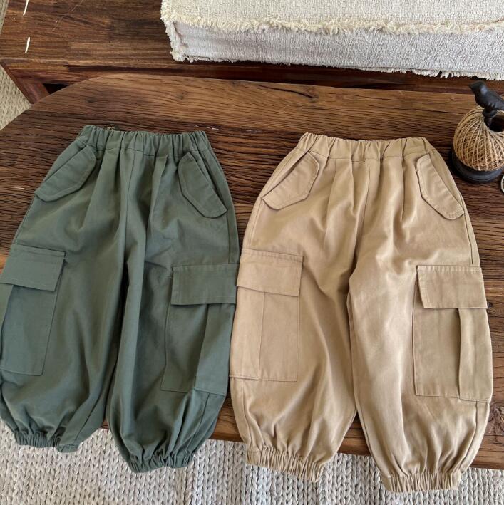 2023★春秋新作★韓国風子供服★ズボン★2色90-140CM