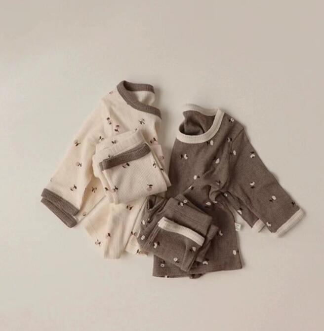 2023★春秋新作★韓国風ベビー服★トップス+ズボン2セット★2色73-100CM