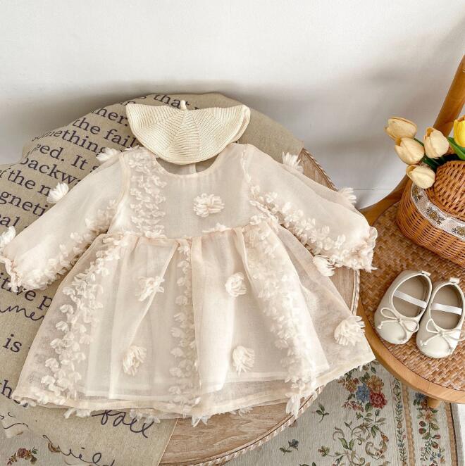 「2023秋」子供服★ワンピース★長袖★韓国風子供服★ベビー★可愛い★73-110CM