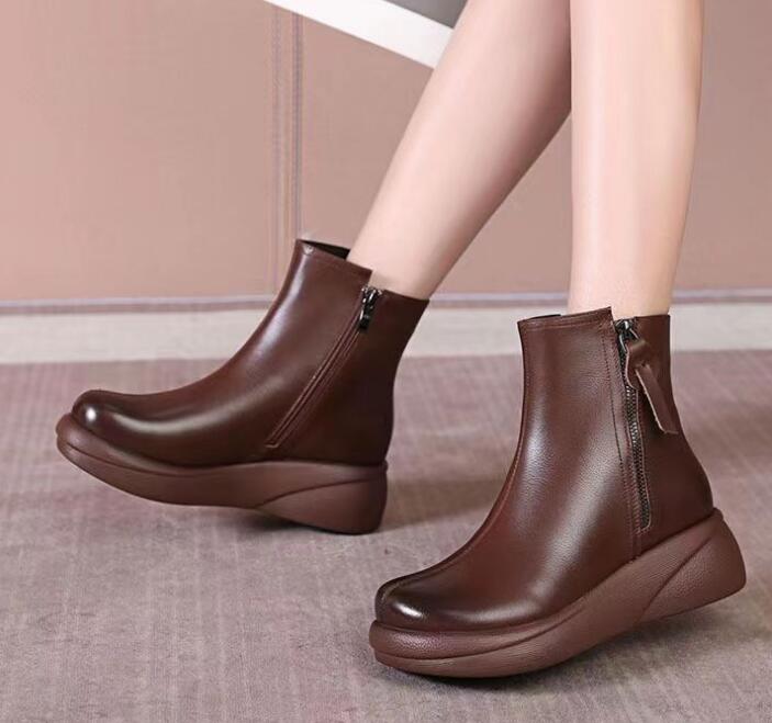 2023★ブーツ★レディース靴★シューズ★厚底★2色35-40