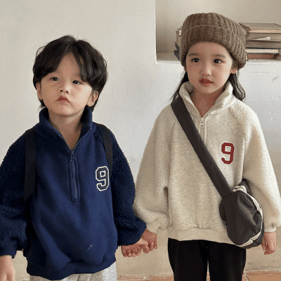 秋冬新作 ナチュラル系 ユニセックス モコモコ 裏ボア裏起毛 フーディ スウェット 厚手 上着 80-150