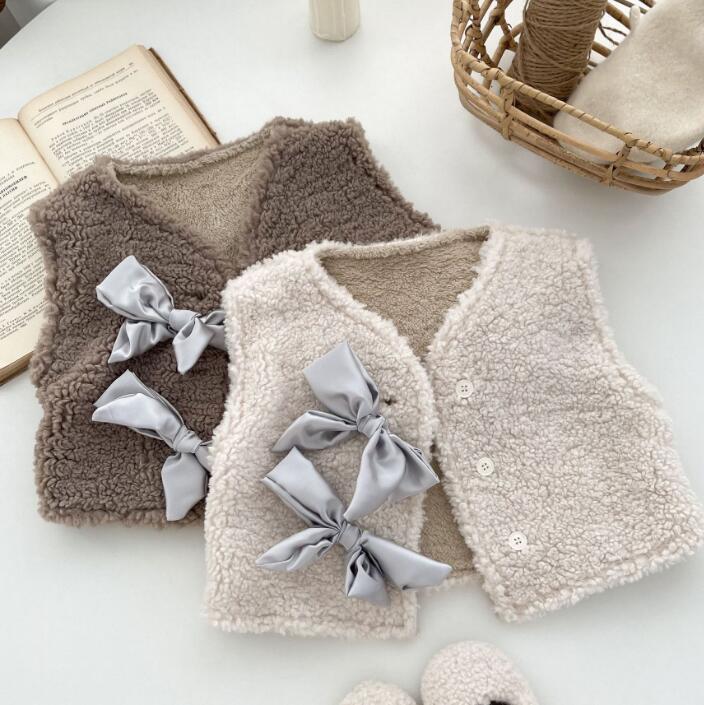 子供服★トップス★チョッキ★ベスト★韓国風子供服★可愛い★2色★66-90CM