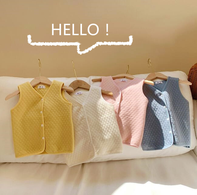 子供服★トップス★チョッキ★ベスト★韓国風子供服★男女兼用★4色★90-140CM