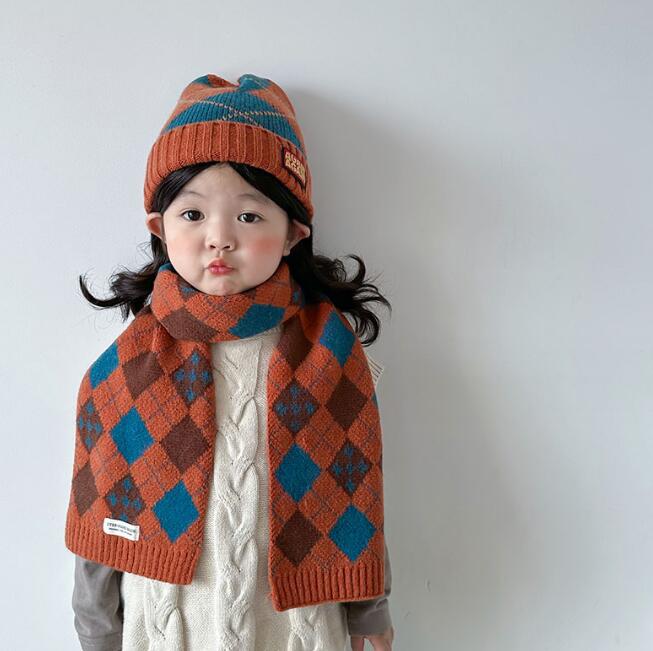 子供用★マフラー★防寒★襟巻き★スカーフ★キッズ★男女兼用★暖かい★4色