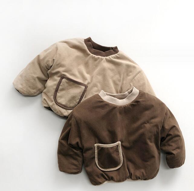 子供服★トップス★パーカー★厚手★韓国風子供服★キッズ★男女兼用★2色★80-130CM