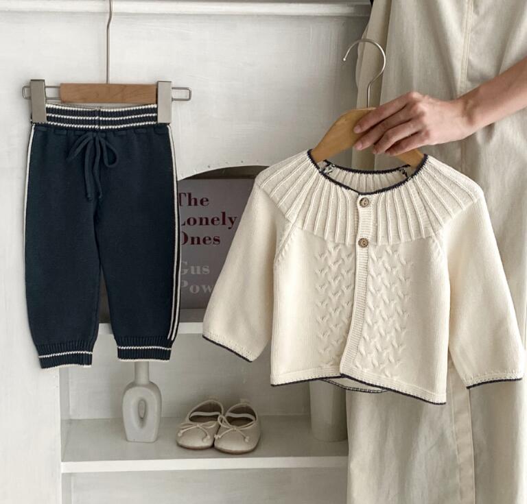 2023秋冬★ベビー服　カーディガン&ズボン分けて販売★66-100★