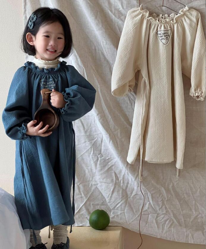 2023★春秋新作★韓国風子供服★ワンピース★2色80-140CM