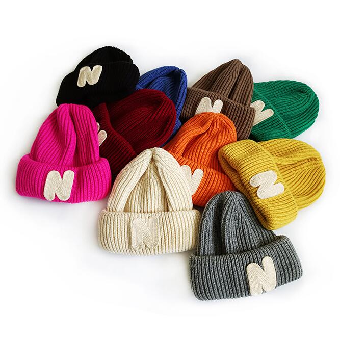 子供用★帽子★キッズ★男女兼用★暖かい★防寒★ニット帽子★10色