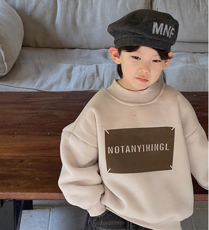2023★秋冬新作★韓国風子供服★トレーナー★裏起毛★2色100-150CM