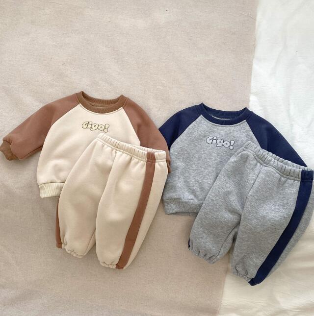 子供服★セットアップ★トップス+パンツ★韓国風子供服★ベビー★2色★66-100CM