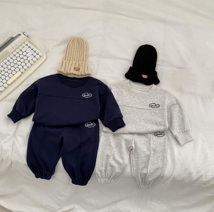 2023★春秋新作★韓国風子供服★トップス+ズボン2セット★2色66-100CM