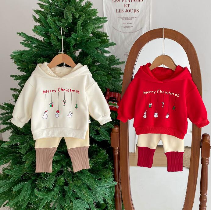 2023★秋冬新作★韓国風子供服★レギンス★ズボン★パーカー★クリスマス★裏起毛