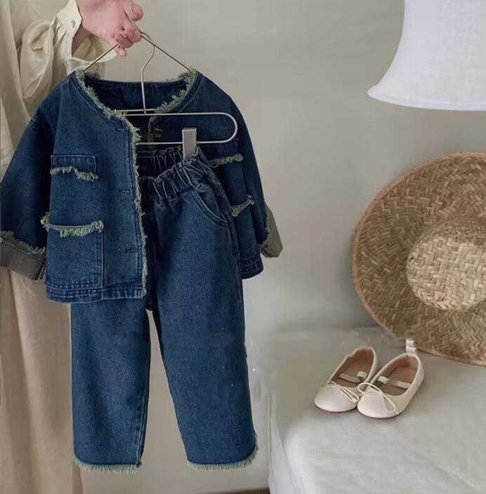 2023★春秋新作★韓国風子供服★トップス+ズボン2セット★90-140CM