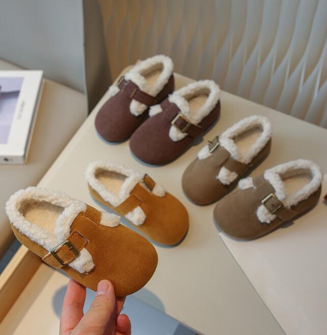 靴★子供靴★キッズ靴★シューズ★キッズ★男女兼用★暖かい★可愛い★3色「21-30#」