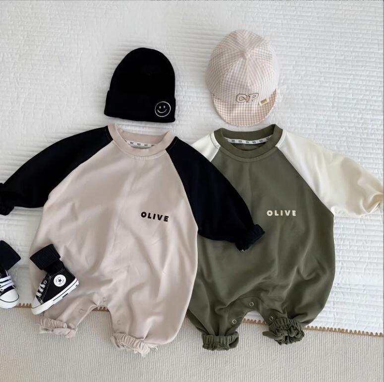 2023★春秋新作★韓国風子供服★ロンパース★2色59-100CM