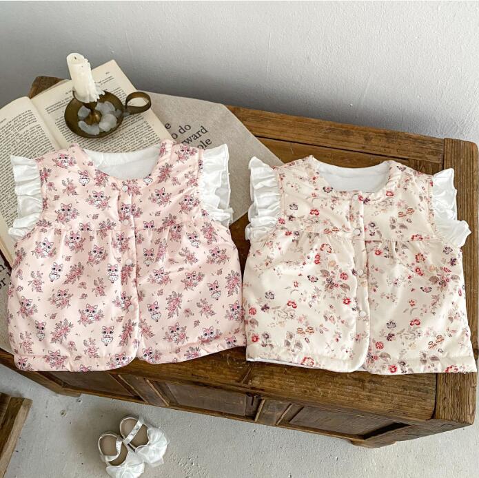 子供服★チョッキ★ベスト★トップス★韓国風子供服★ベビー★可愛い★2色★66-100CM