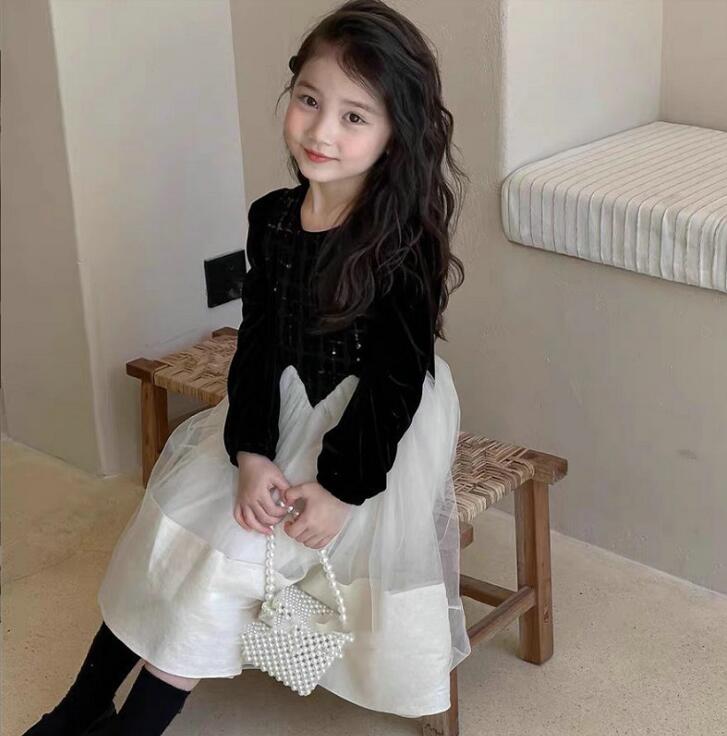 2023★春秋新作★韓国風子供服★ワンピース★5-13