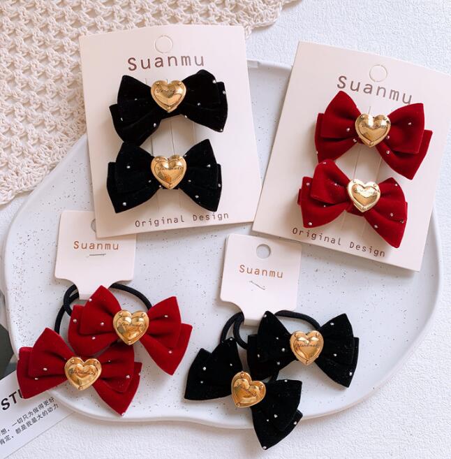 髪飾り★まとめ髪用★ヘアアクセサリー★子供用★キッズ★ヘアピン★ヘアゴム★多色