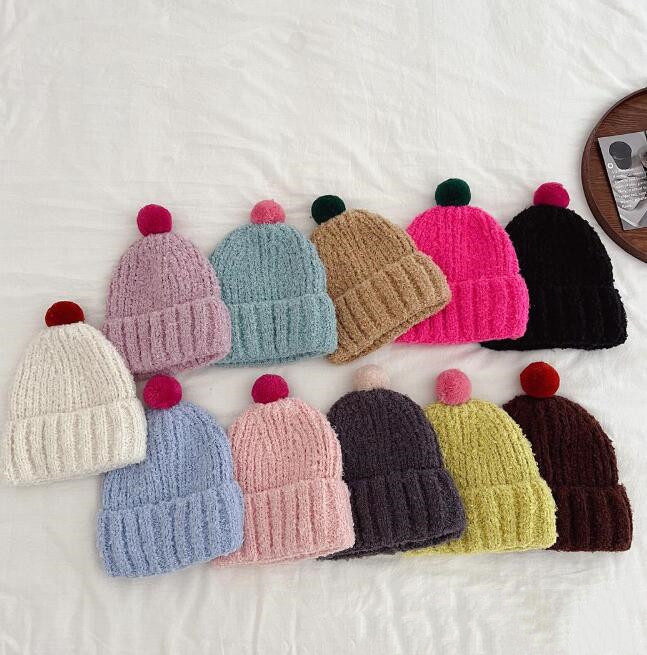子供用★帽子★キッズ★ベビー★男女兼用★暖かい★防寒★ニット帽子★可愛い★11色