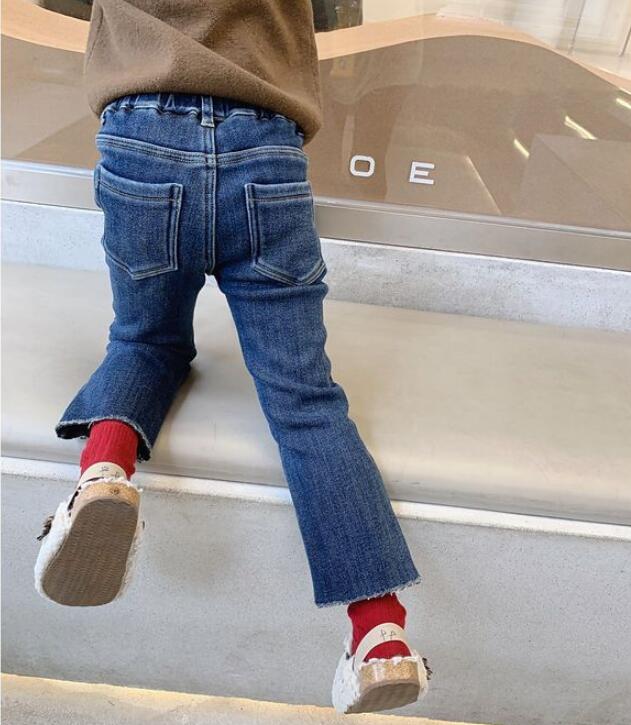 2023★秋冬新作★韓国風子供服★ジーンズ★裏起毛★80-140CM