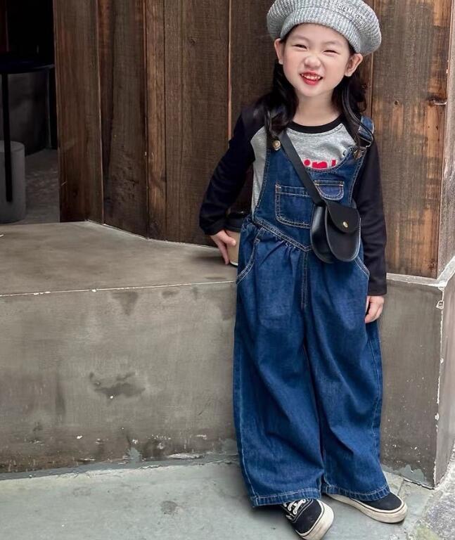 2023★春秋新作★韓国風子供服★サロペット★7-15