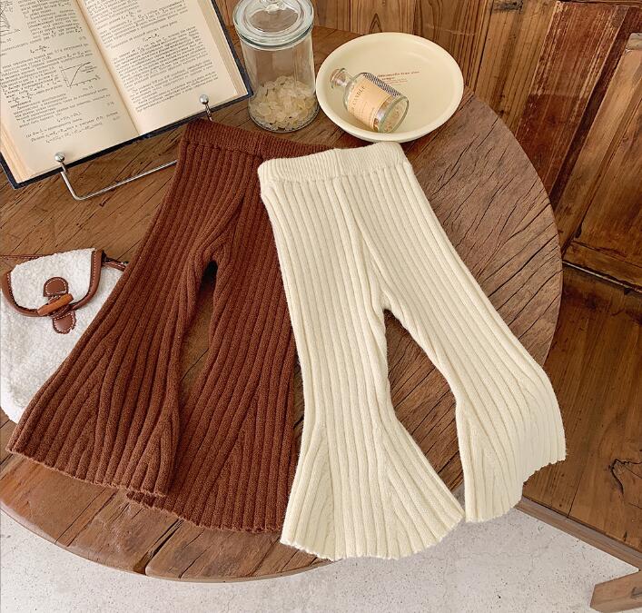 2023★秋冬新作★韓国風子供服★ズボン★厚手★2色90-140CM