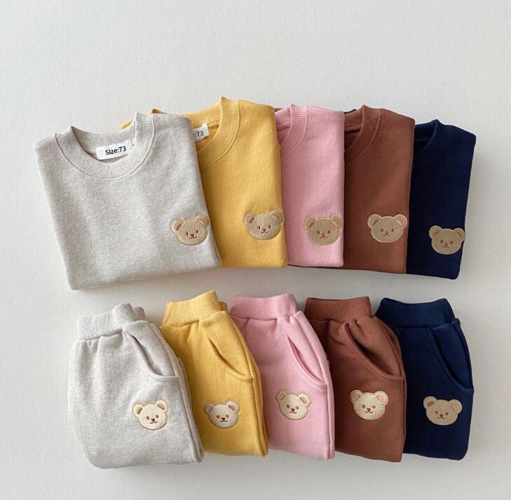 2024★春秋新作★韓国風子供服★トップス+ズボン★セットアップ★5色73-110CM