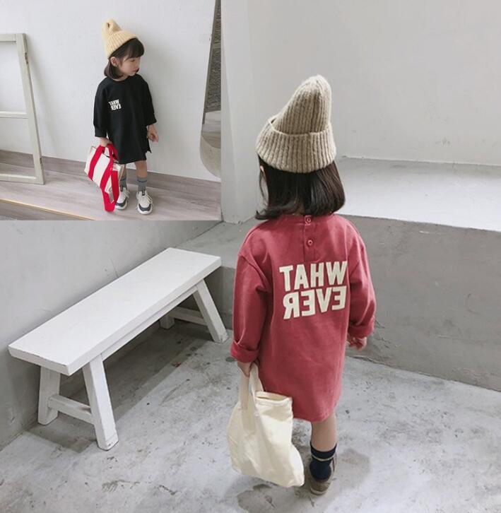 2024★春秋新作★韓国風子供服★ワンピース★カジュアル★2色7-15