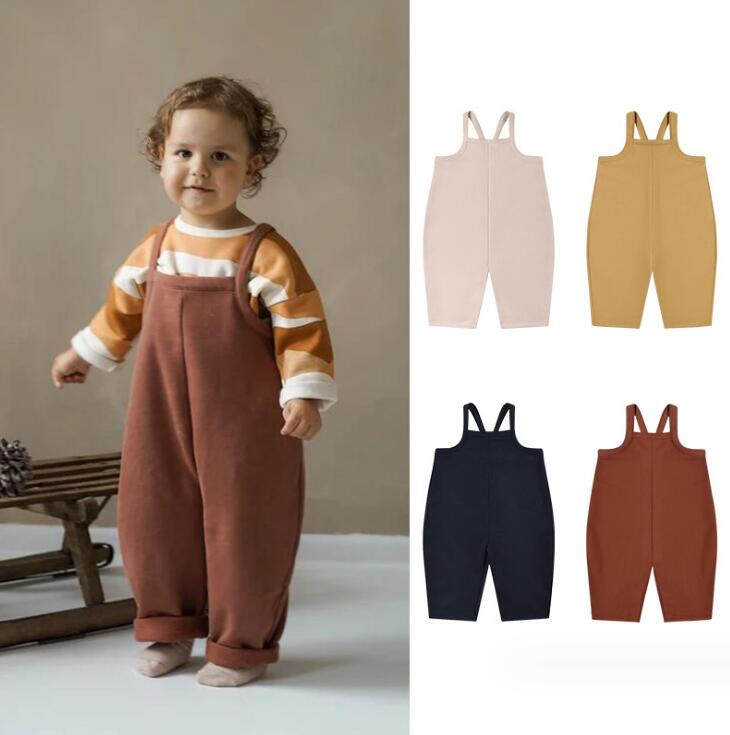 2024★春秋新作★韓国風ベビー服★トップス★サロペット★7色73-100CM