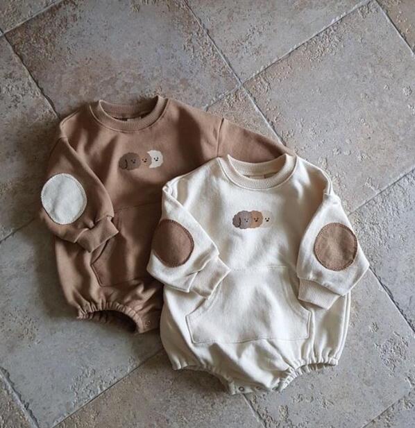 2024★春秋新作★韓国風ベビー服★ロンパース★2色66-90CM