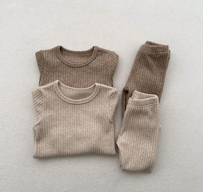 2024年新品★子供服 　トップス+ズボン　部屋着セット★80-130cm★2色