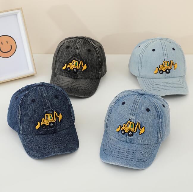 子供用★帽子★キャップ★キッズ★男女兼用★カジュアル★デニム★4色