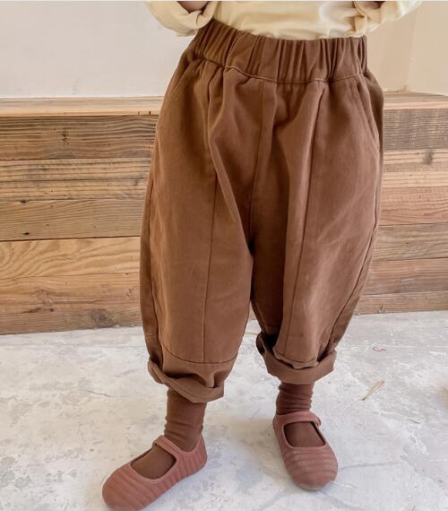2024★春秋新作★韓国風子供服★ズボン★2色80-130CM