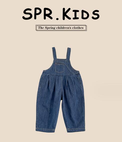 「2024」子供服★デニム★サロペット★韓国風子供服★キッズ★90-140CM