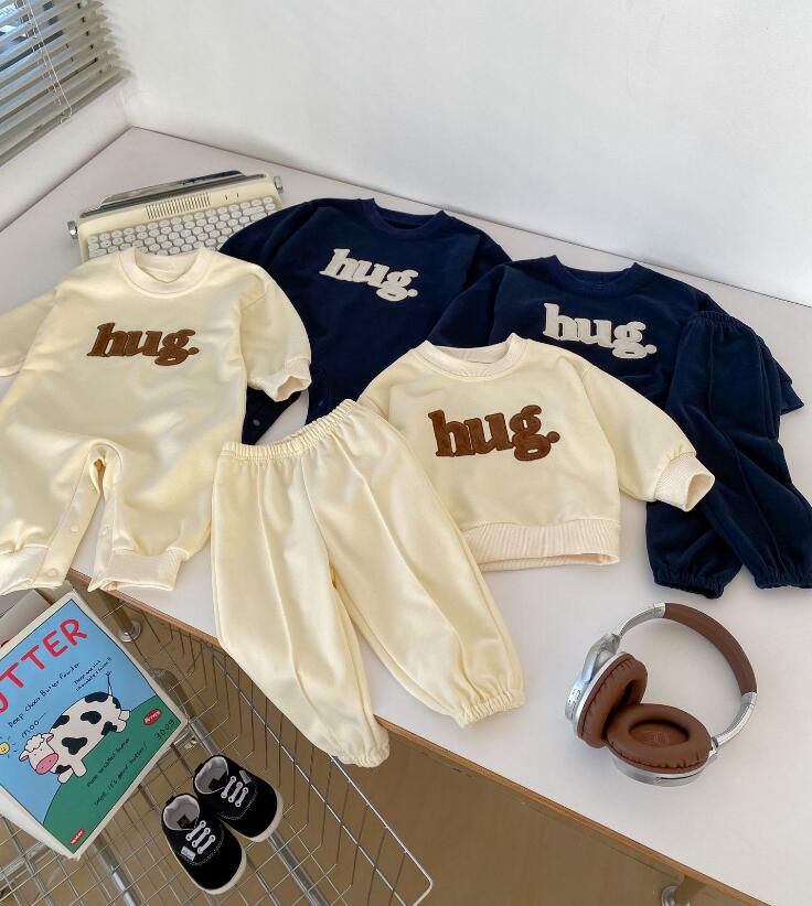 2024★春秋新作★韓国風ベビー服★ロンパース★トップス+ズボン2セット