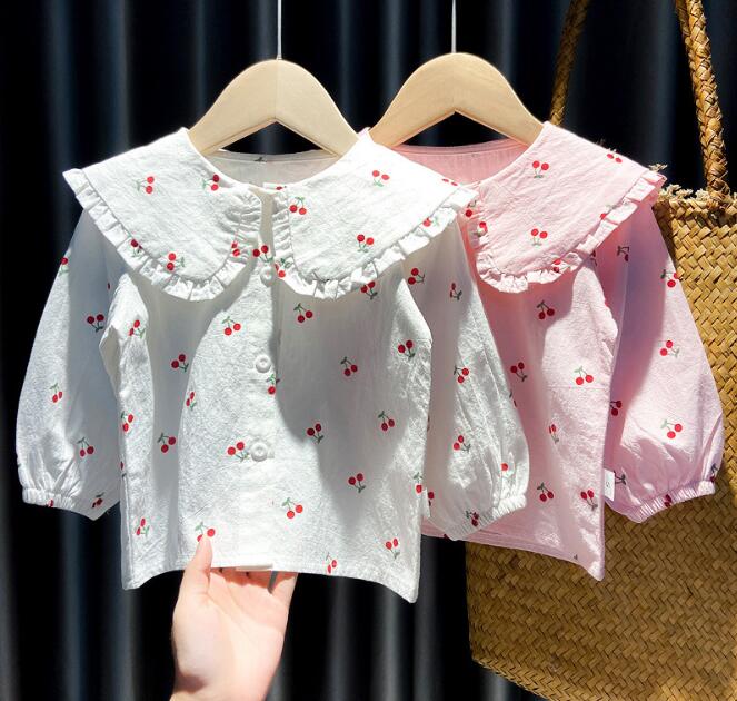 2024★春秋新作★韓国風子供服★シャツ★4色80-120CM